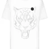 Discount Cotton T-shirt Round Neck SS  Lamina Tiger Herren T-shirt