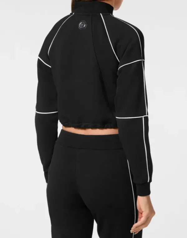 Hot Cropped Hoodie Sweatshirt Damen Sportbekleidung