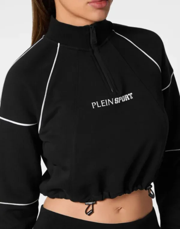 Hot Cropped Hoodie Sweatshirt Damen Sportbekleidung