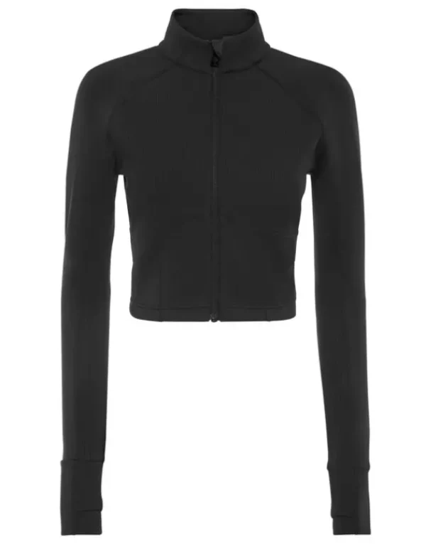 Best Cropped Jogging Full Zip Damen Sportbekleidung