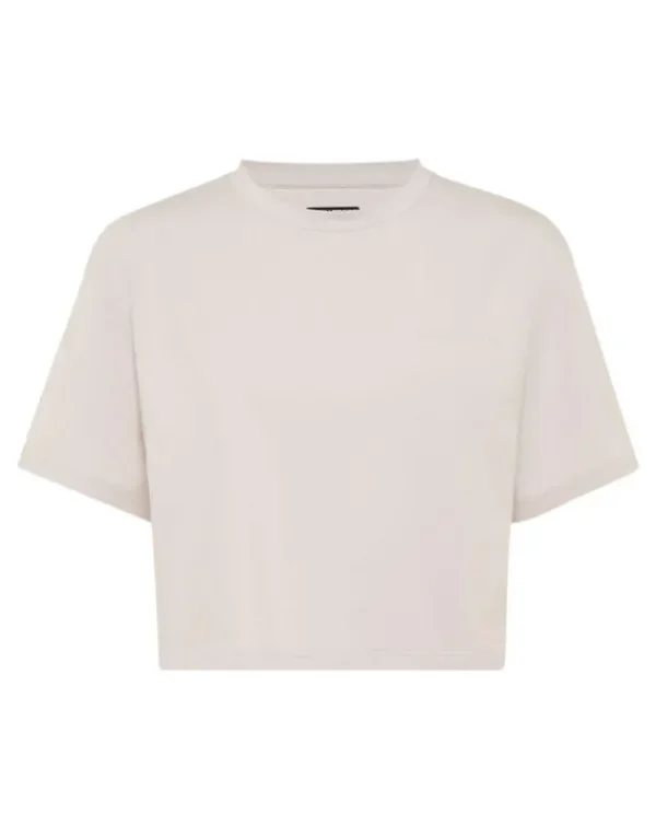 Clearance Cropped T-shirt Round Neck SS Damen T-shirts & Poloshirts