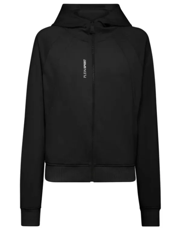 Discount Hoodie Sweatjacket Basic Damen Sportbekleidung