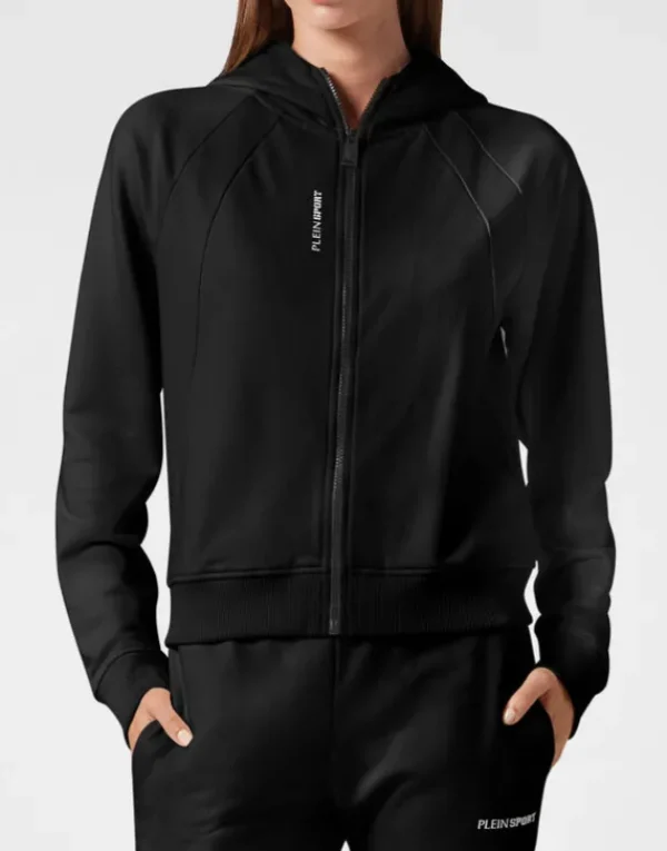 Discount Hoodie Sweatjacket Basic Damen Sportbekleidung