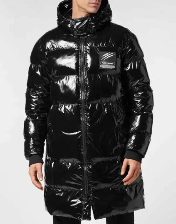 Clearance Long Nylon Puffer Jacket Herren Jacken