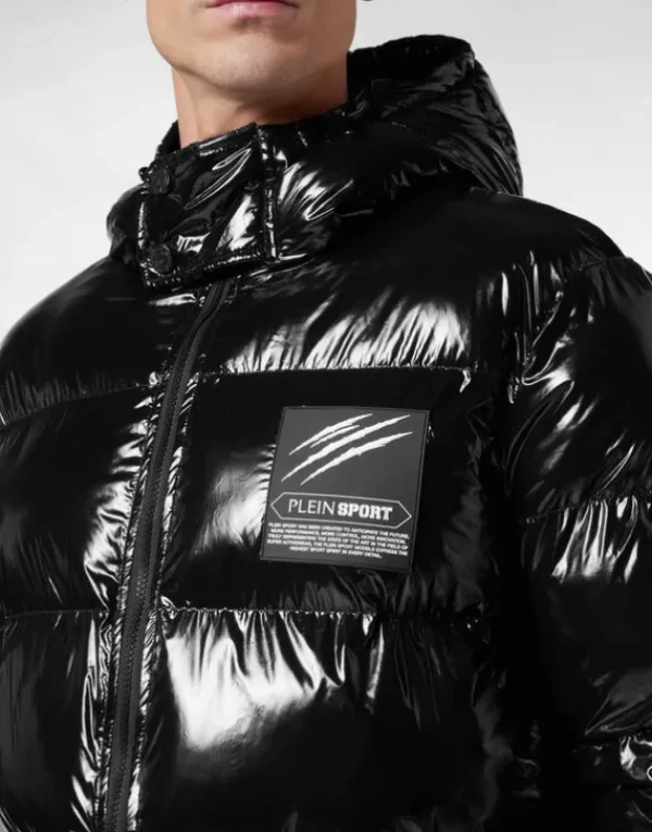 Clearance Long Nylon Puffer Jacket Herren Jacken