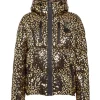 Online Nylon Puffer Jacket Leopard Damen Jacken