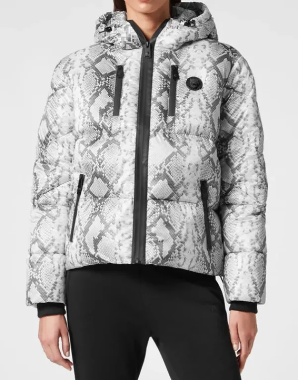 Outlet Nylon Puffer Jacket Pitone Damen Jacken