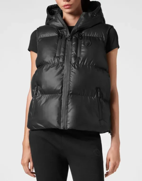 Best Nylon Puffer Vest Damen Jacken