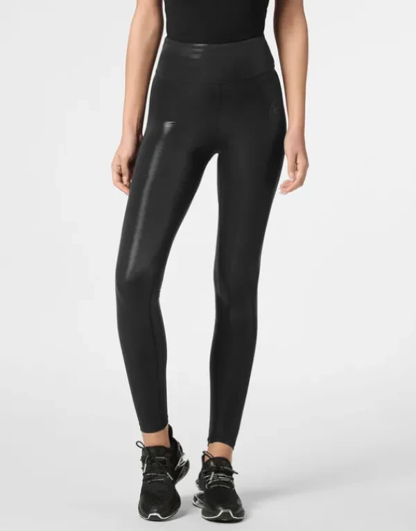 Sale Overlock Push Up Leggings Scratch Damen Sportbekleidung