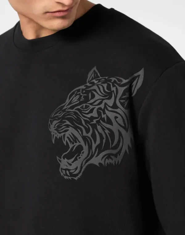 Online Roundneck Sweatshirt Tiger Herren Sportbekleidung