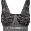 Clearance Seamless Crossed Straps Sport Bra Logo Damen Sportbekleidung