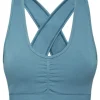 New Seamless Wide Straps Sport Bra Logo Damen Sportbekleidung