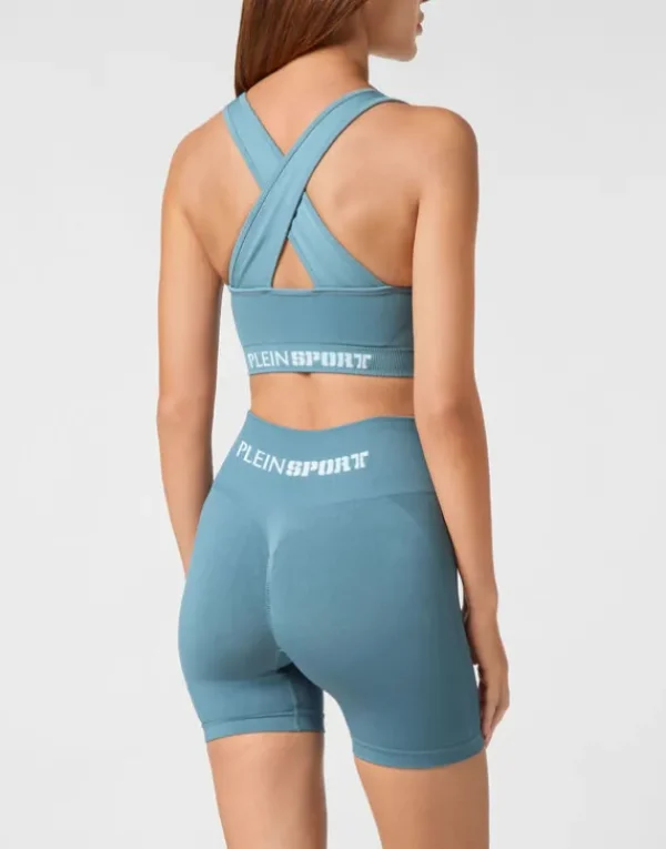 New Seamless Wide Straps Sport Bra Logo Damen Sportbekleidung