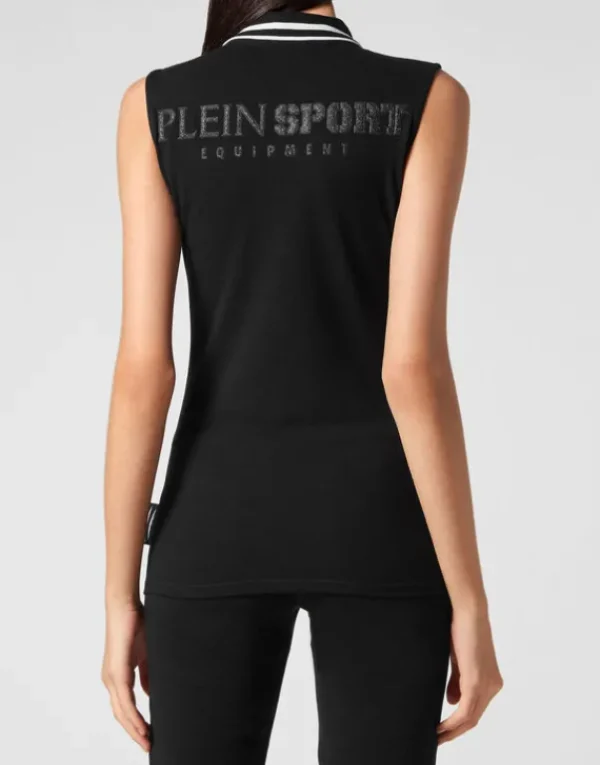 Online Sleeveless Polo shirt Damen T-shirts & Poloshirts