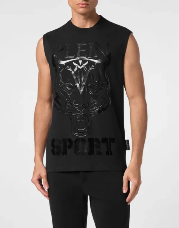 Sale Sleeveless T-shirt Round Neck SS Tiger Herren T-shirt