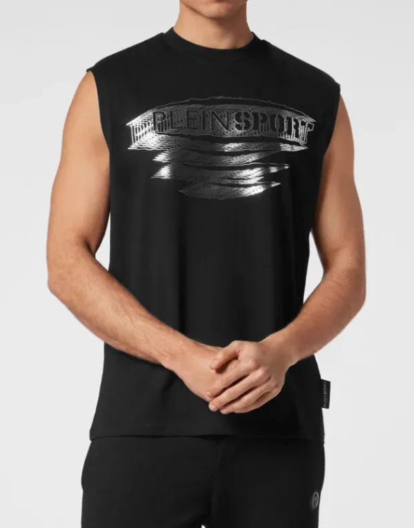 Best Sleeveless T-shirt Round Neck Herren T-shirt