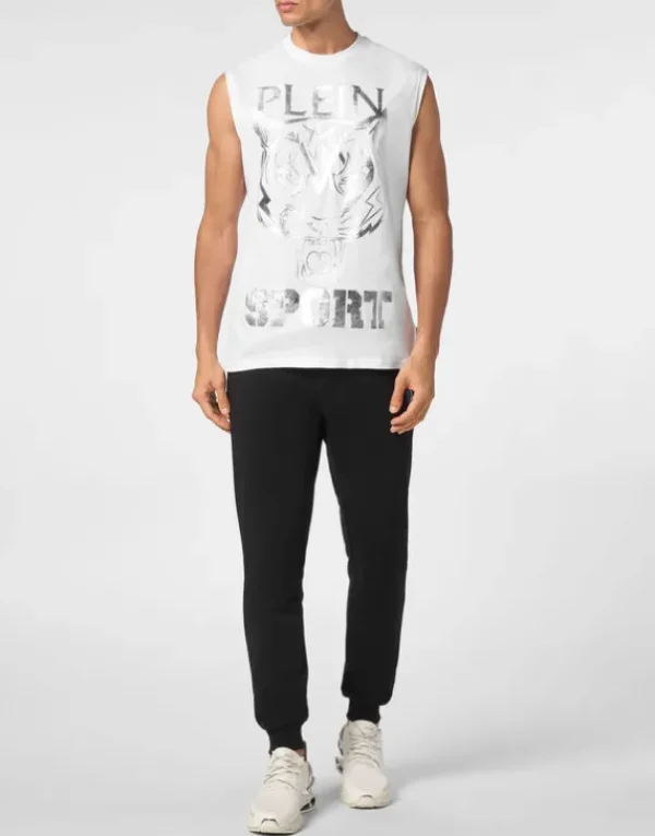 Online Sleeveless T-shirt Round Neck SS Tiger Herren T-shirt