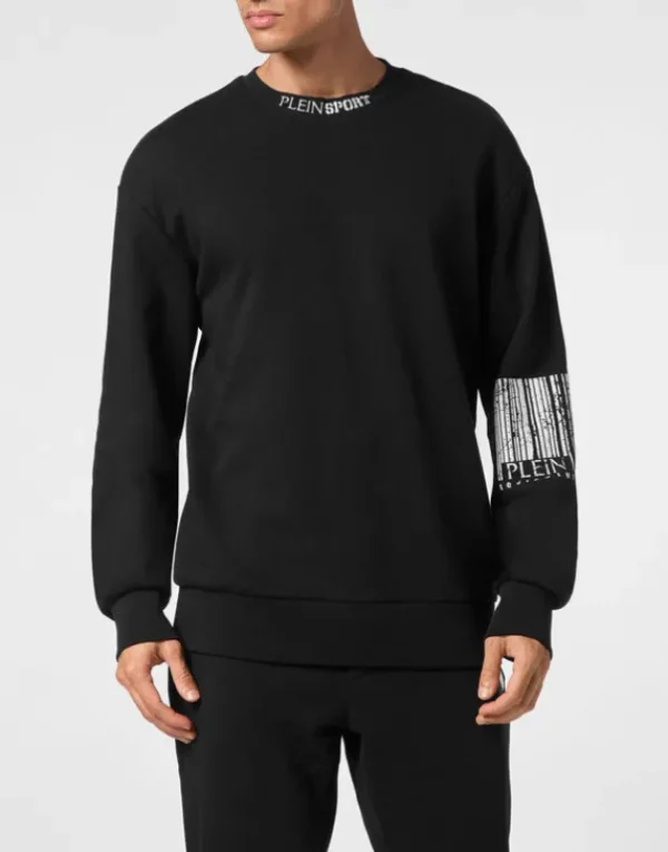 Online Sweatshirt LS Barcode Herren Sportbekleidung