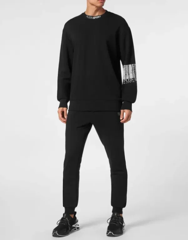 Online Sweatshirt LS Barcode Herren Sportbekleidung