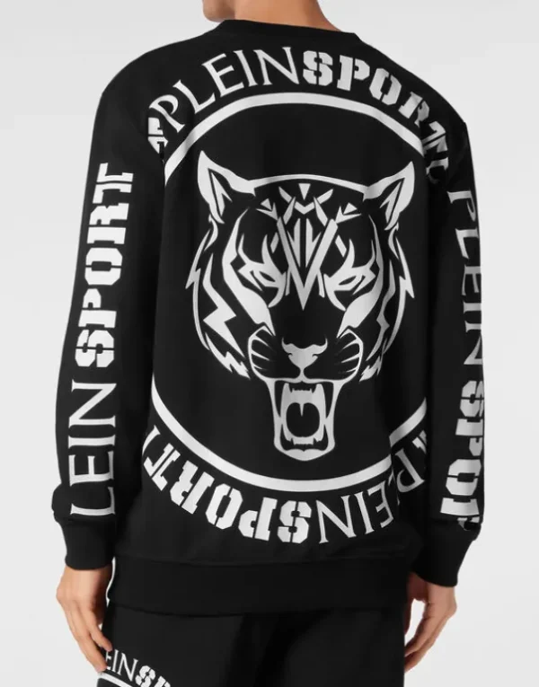 Hot Sweatshirt Round Neck Carbon Tiger Herren Sportbekleidung