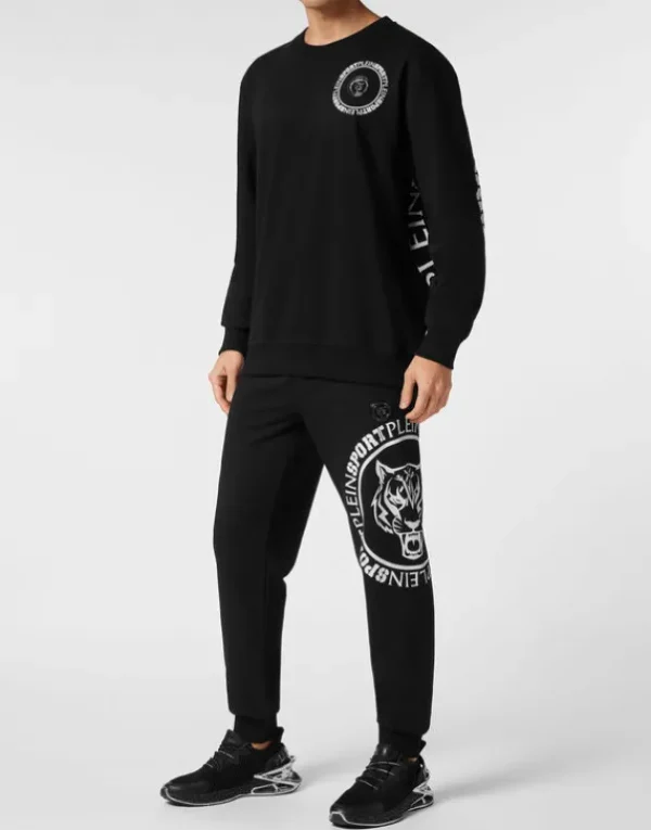 Hot Sweatshirt Round Neck Carbon Tiger Herren Sportbekleidung