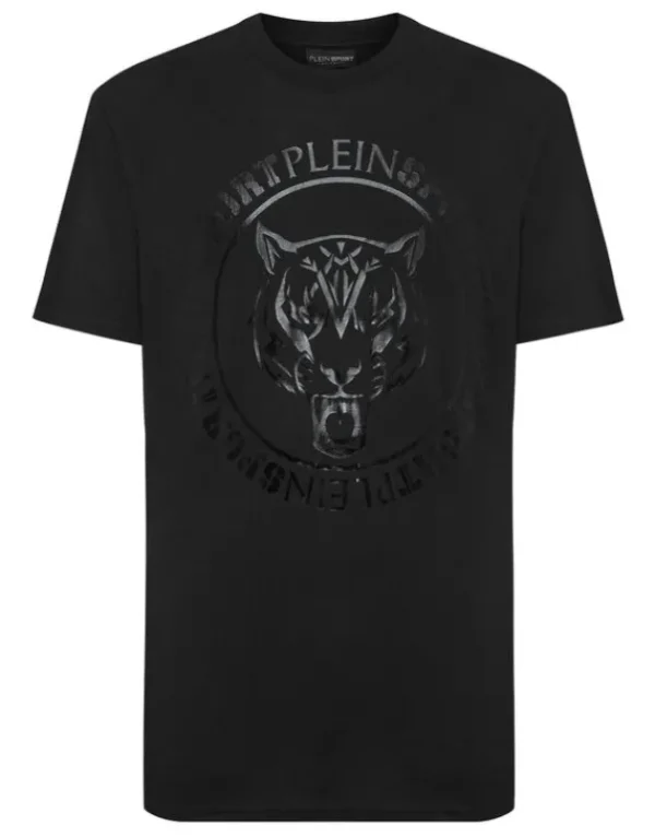 Online T-shirt Round Neck SS Carbon Tiger Herren T-shirt