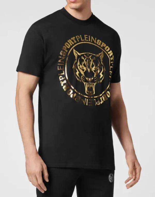 New T-shirt Round Neck SS Carbon Tiger Herren T-shirt