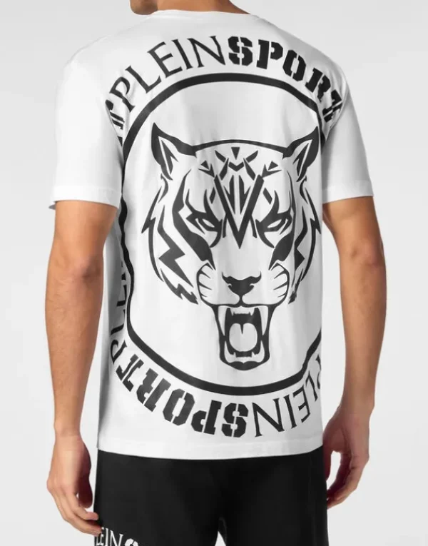 New T-shirt Round Neck SS Carbon Tiger Herren T-shirt