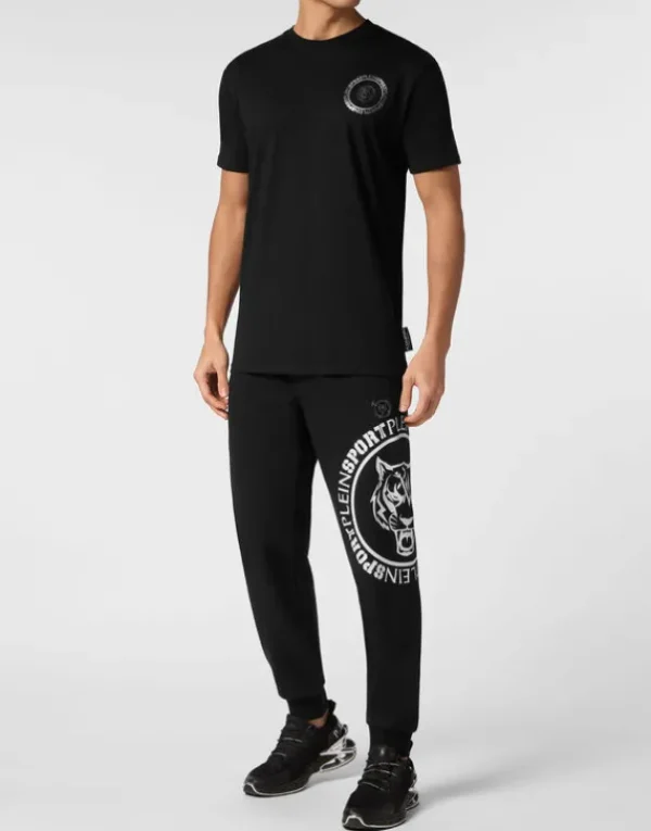 Online T-shirt Round Neck SS Carbon Tiger Herren T-shirt