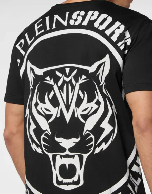 Online T-shirt Round Neck SS Carbon Tiger Herren T-shirt