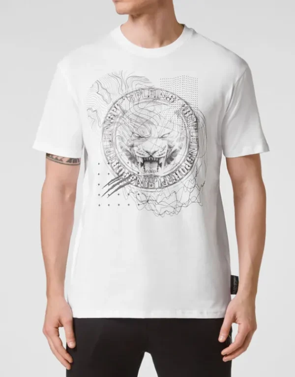 Outlet T-shirt Round Neck SS Tiger Herren T-shirt