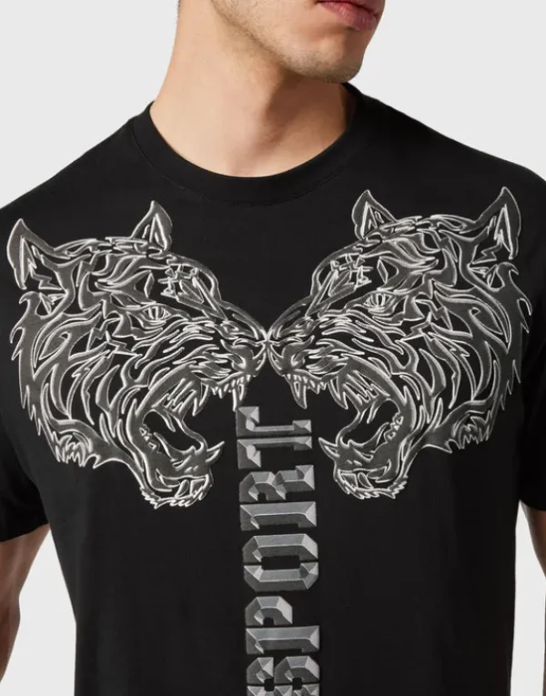 Sale T-shirt Round Neck SS Tiger Herren T-shirt