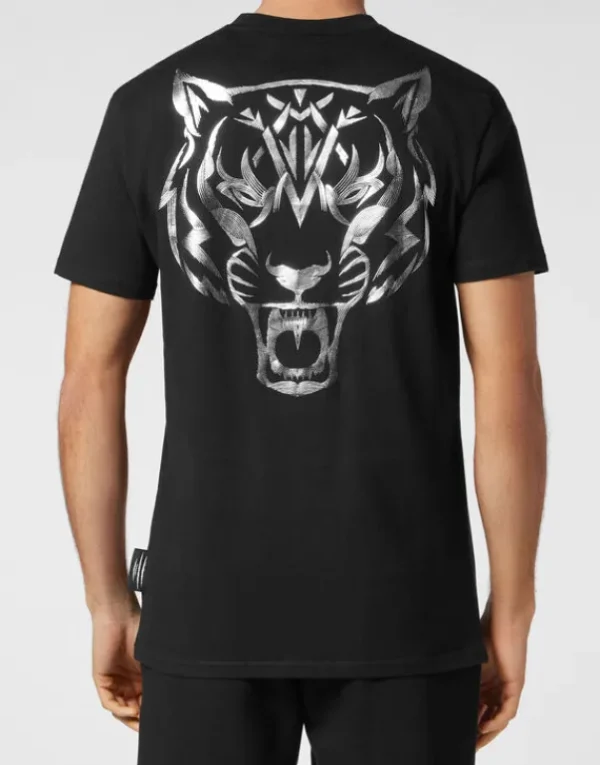 Hot T-shirt Round Neck Tiger Herren T-shirt