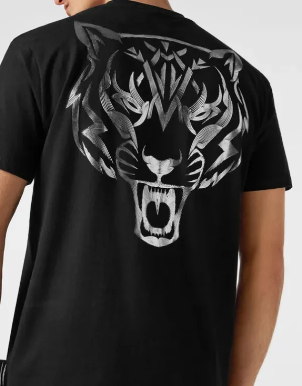 Hot T-shirt Round Neck Tiger Herren T-shirt